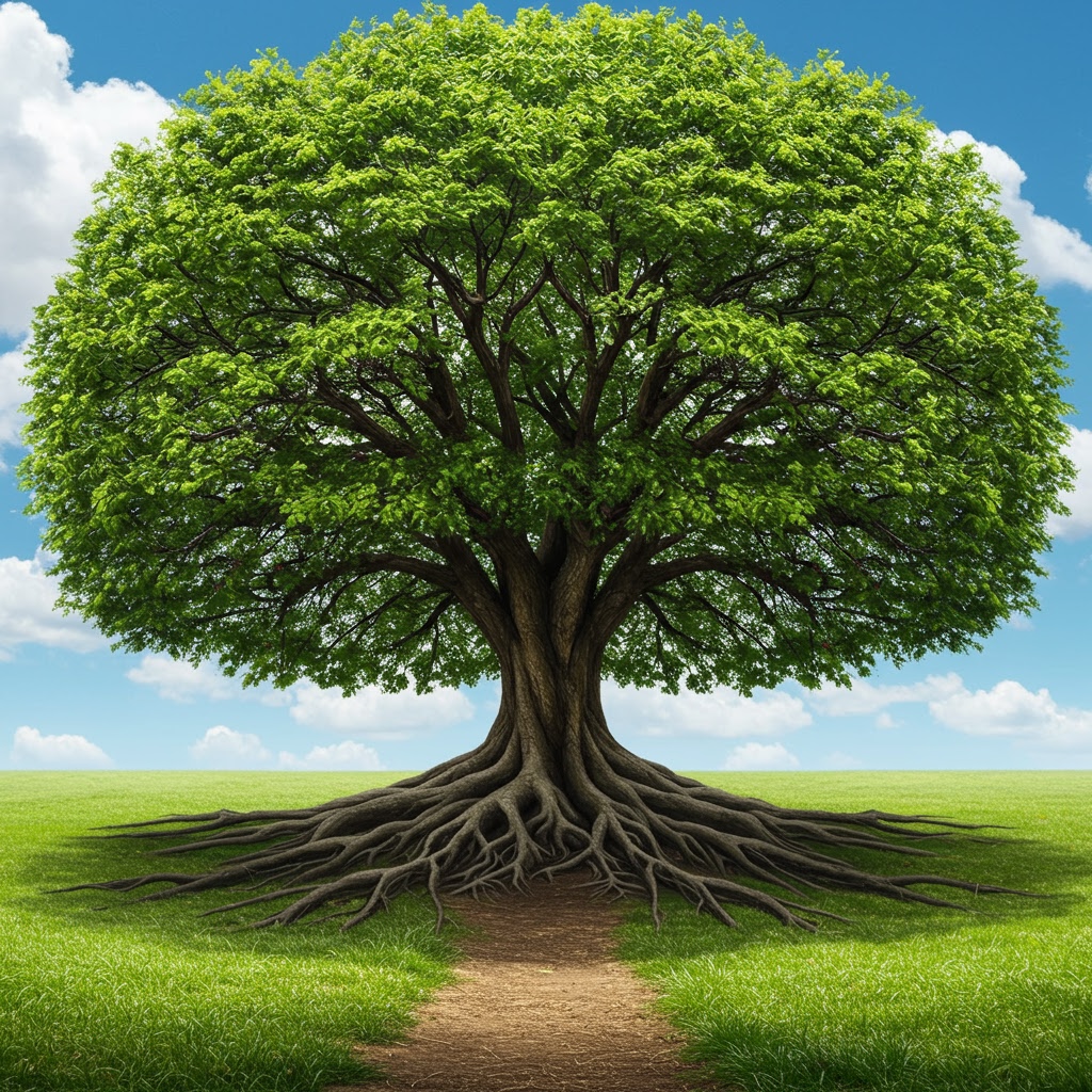 A tree symbolizing personal growth